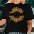 Cheetah Leopard Print Sunflower Best Mom Ever Women T-shirt Gifts for Her