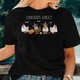 Chicken Sheet Halloween Ghost Chickens Farm Animal Lover Women T-shirt Gifts for Her