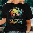 Classic Somes Grandmas Knit Real Grandmas Go Kayaking Women T-shirt Gifts for Her