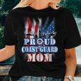 Coast Guard Mom Usa Flag Military For Mom Women T-shirt Gifts for Her