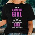 Im A Cool Camping Girl Women Hiking Hunting Women T-shirt Casual Daily Basic Unisex Tee Gifts for Her