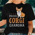 Corgi Grandma Dog Lover Proud Women T-shirt Gifts for Her