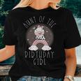 Cow Birthday For Family Aunt Of The Birthday Girl Women T-shirt Gifts for Her
