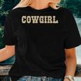 Cowgirl Aesthetic Y2k 90S Vintage Beige Brown Cute N Girl Women T-shirt Gifts for Her