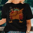 Dabbing Turkey Thanksgiving Day Pilgrim Boys Girls Dab Women T-shirt Gifts for Her