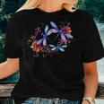 Dragonfly For Women Chakra Color Flower Dragonflies Women T-shirt Gifts for Her