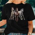 Equestrian Horse Racing Horse Rider Horse Lovers Gifts Women T-shirt Short Sleeve Graphic Gifts for Her