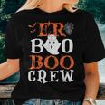 Er Boo Boo Crew Cute Ghost Nurse Halloween Costume Nursing Women T-shirt Gifts for Her