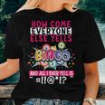 How Come Everyone Else Yells Bingo Lucky Bingo Women Women T-shirt Gifts for Her