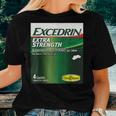 Excedrin Extra Strength Nurse Pharmacy Halloween Costume Women T-shirt Gifts for Her