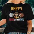 Fall Autumn Christmas Hedgehog Halloween Happy Thanksgiving Happy Thanksgiving Women T-shirt Gifts for Her