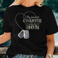 My Favorite Coastie Calls Me Mom Coast Guard Mom For Mom Women T-shirt Gifts for Her