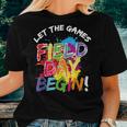 Field Day 2023 Let The Games Begin For Kids Teachers Women T-shirt Gifts for Her