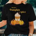 But First Pumpkin Spice Latte Fall Season Halloween Latte Women T-shirt Gifts for Her