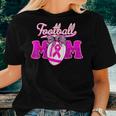 Football Cheer Mom Pink For Breast Cancer Warrior Women T-shirt Gifts for Her