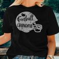 Football Grandma Fun Supportive American Football Grandma Women T-shirt Gifts for Her