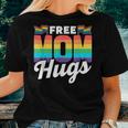 Free Mom Hugs Rainbow Gay Lgbtq Pride Proud Mother Mommy Women T-shirt Crewneck Gifts for Her
