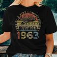 60 Year Old November 1963 Vintage Retro 60Th Birthday Women T-shirt Gifts for Her