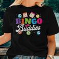 Funny Bingo Buddies Lucky Game Matching Team Men Women Women T-shirt Short Sleeve Graphic Gifts for Her