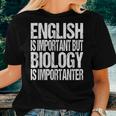 Biology Quote Back To School Student Teacher Women T-shirt Gifts for Her