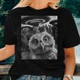 Graphic For Owl Selfie With Ufos Weird Women T-shirt Gifts for Her