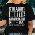 Straight White Conservative Christian Women T-shirt Gifts for Her
