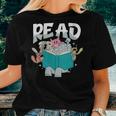 Teacher Library Read Book Pigeon Wild Animal Bookish Women T-shirt Gifts for Her