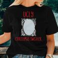 Ugly Christmas Sweater With Mirror Xmas Women T-shirt Gifts for Her