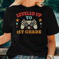Game Leveled Up To 1St Grade First Day Of School Gamer Boys Women T-shirt Gifts for Her