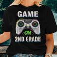 Gaming Game On 2Nd Grade Second First Day School Gamer Boys Women T-shirt Gifts for Her
