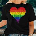Gay Heart Pride Rainbow Flag Lgbtq Inspirational Lgbt Women T-shirt Gifts for Her