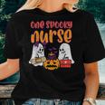 Ghosts One Spooky Nurse Halloween Nurse Fall Scrub Rn Women Halloween Nurse Women T-shirt Gifts for Her