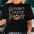 Golden Doodle Mom Floral Dog Lover Women T-shirt Gifts for Her