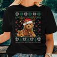Goldendoodle Christmas Ugly Sweater Dog Lover Xmas Women T-shirt Gifts for Her