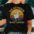 Goose No Gender Nonbinary Lgbt Duck Gay Pride Lgbt Lover Women T-shirt Gifts for Her