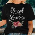 For Grandma From Baby Blessed Grandma Women T-shirt Gifts for Her