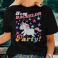 Groovy It's My Bachelor Party Unicorn Marriage Party Women T-shirt Gifts for Her