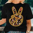 Groovy Peace Sign Retro Daisy 70S Hippie Vintage Women T-shirt Gifts for Her