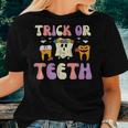 Halloween Dentist Trick Or Th Dental Tooth Costume Women T-shirt Gifts for Her