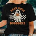 Halloween Read More Books Cute Boo Read A Book Teacher's Day Women T-shirt Gifts for Her
