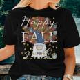 Happy Fall Y'all Gnome Owl Coffee Lover Autumn Thanksgiving For Coffee Lovers Women T-shirt Gifts for Her