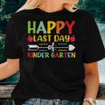 Happy Last Day Of Kindergarten For Teacher Student Graduate Women T-shirt Gifts for Her