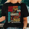 Hip Hop 50 Years Of Old School Graffiti Old School Retro Women T-shirt Gifts for Her