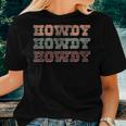 Howdy Cowboy Western Rodeo Southern Country Cowgirl Women T-shirt Gifts for Her