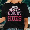 Howdy Hoes Pink Rodeo Western Country Southern Cute Cowgirl Women T-shirt Gifts for Her