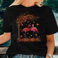 It's Fall Y'all Flamingo Thanksgiving Halloween Birds Lover Halloween Women T-shirt Gifts for Her