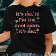 Its Me Hi Im The Cool Mom Its Me Flower Groovy Women T-shirt Gifts for Her