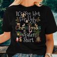 It's Too Hot For Ugly Christmas Sweaters Xmas Women T-shirt Gifts for Her