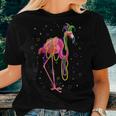 Jester Flamingo & Beads Mardi Gras Fat Tuesday Parade Girls Women T-shirt Gifts for Her