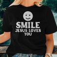 Jesus Loves Christ God Inspirational Christian Women Women T-shirt Gifts for Her